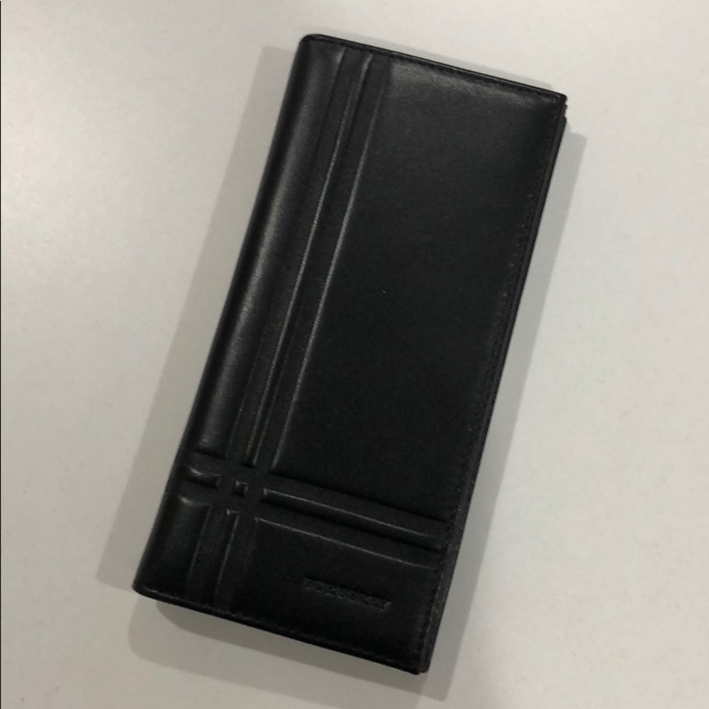New Burberry Checkbook Wallet